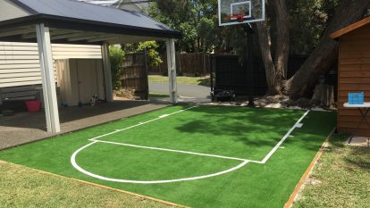 Backyard Basketball Court