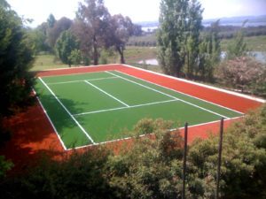 synthetic grass tennis court