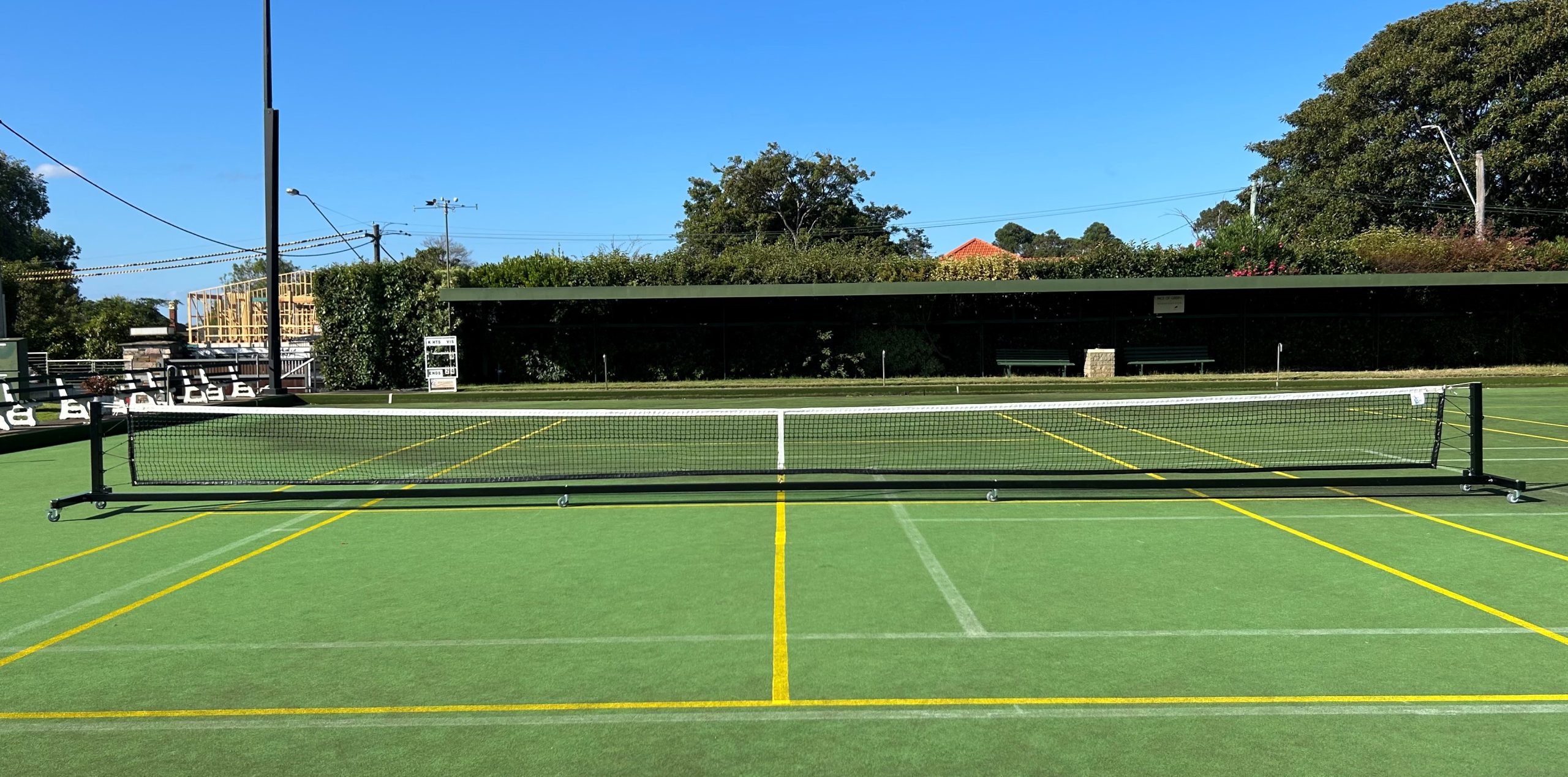 Mobile Tennis Posts & Net System