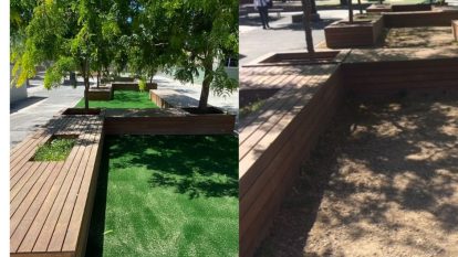 Sunbury College Courtyard Makeover